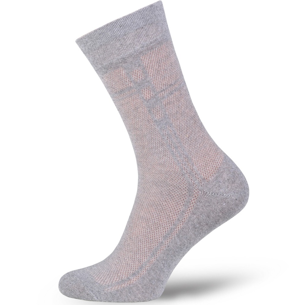 Breathable Mens Cotton Dress Socks Ultra Thin Socks 5 Pack Gray, size 11-13